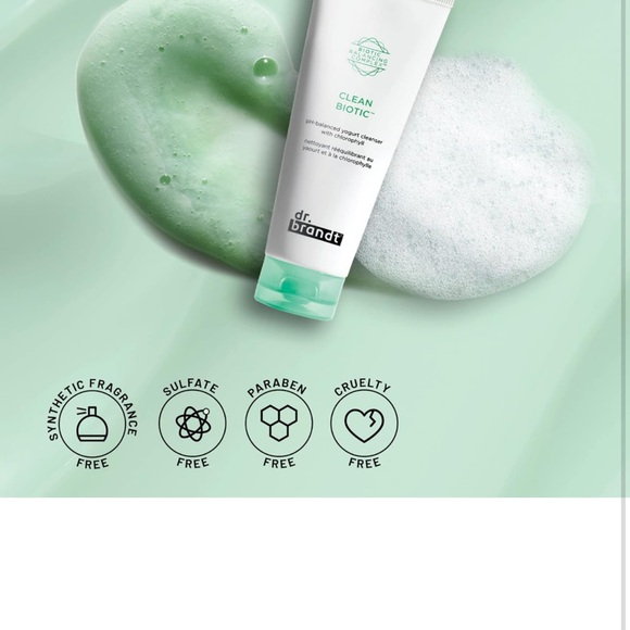 Dr. Brandt Clean Biotic - pH Balanced Yogurt Cleanser - Removes Dirt, Impurities - Picture 5 of 10